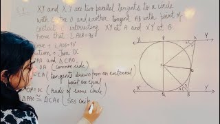 Question 9  Exercise102  Class10  Chapter10  Circles  MATHS NCERT  CBSE BOARD [upl. by Ettesus552]