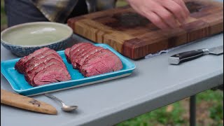 BBQ with Franklin  Smoked Chateaubriand  Holiday Meal [upl. by Zared189]