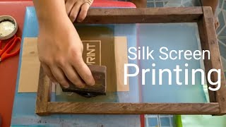 Silk Screen Printing [upl. by Gabriellia]