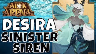 PATCH NOTES 163  DESIRA  SINISTER SIREN AFK ARENA [upl. by Freda]