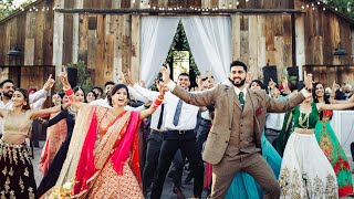 BRIDE takes over GROOMS dance performance with his Dance team Watch him react to this SURPRISE [upl. by Cired937]