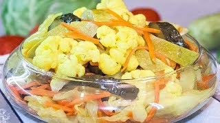 Овощи покорейски в маринаде Рецепт вкуснейших маринованных овощей Корейская кухня [upl. by Molahs381]