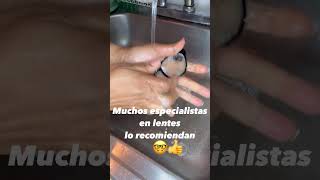 CÓMO LIMPIAR LENTES O ESPEJUELOS PARA QUEDAR SIN MANCHAS El mejor método en casa [upl. by Mak]