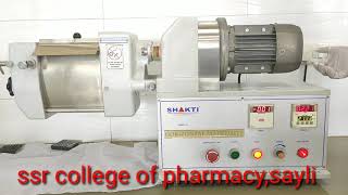 All Purpose equipment Horizontal Main drive wtih Wet Granulator explained by Mr Jeet Pathak Sem 3 M [upl. by Thorin]