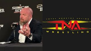 Triple H Why WWE Is Working With TNA [upl. by Htor]