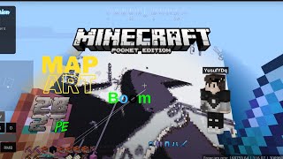 MinecraftPE 2b2tpe de map art patlatıyoruz heunixthelegend1443 2b2tPE [upl. by Lona]