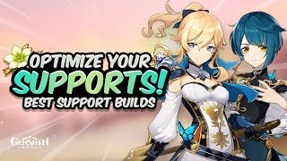 COMPLETE SUPPORT GUIDE FOR EVERY CHARACTER with Timestamps  Best Builds amp More  Genshin Impact [upl. by Nyladnohr]