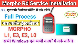 Morpho L1 RD Service Installation  Morpho Rd Service install kaise kare  Morpho RD Service  csp [upl. by Tnilf661]