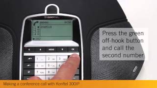 Making a conference call with Konftel 300IP [upl. by Asenaj351]