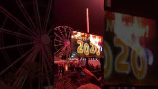 PANAMA CITY BEACH NEW YEARS BALL DROP AT PIER PARK 20192020 [upl. by Nnylarac]