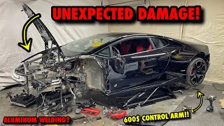 I Was NOT Expecting The DAMAGE On My Lamborghini Huracan To Go That Deep Are We Screwed Part 2 [upl. by Xed]