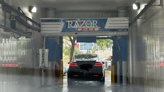 Upgraded 1st Gen WashWorld RAZOR wRAZOR EDGE Upgrade Package Mass Ave Car Wash [upl. by Hatokad805]