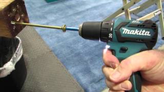 Makita DF332D 12V MAX DrillDriver IN ACTION [upl. by Llerrit]