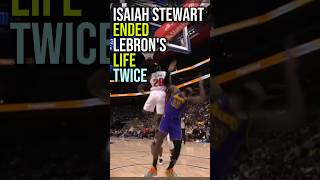 ISAIAH STEWART Ended Lebrons Life Twice  Monster Blocks Nov 5 2024 isaiahstewart lebronjames [upl. by Gorges]