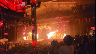 WWE MONDAY NIGHT RAW 4TH OF NOVEMBER EPISODE  OPENING PYRO  LIV MORGAN ENTRANCE [upl. by Clevey]