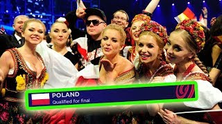 every time POLAND qualified for the eurovision final [upl. by Halsey]