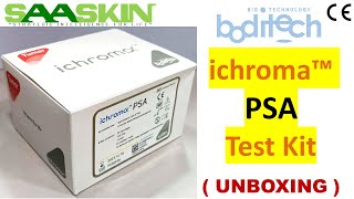 ichroma™ PSA Test Kit  UNBOXING  Prostate Specific Antigen PSA  Screening for Prostate Cancer [upl. by Gavini669]