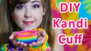 Kandi Cuff Tutorial Even Peyote [upl. by Tivad]