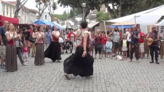 Danças Medievais Viagem Medieval em Terra Santa Maria 2015 V [upl. by Salisbarry]