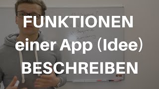 2 AppKonzeption Funktionen einer App beschreibenApp EntwickelnAppEntwicklungAppKonzept [upl. by Nerrol]