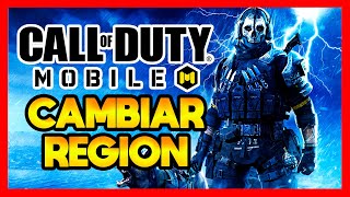 ✅COMO CAMBIAR LA REGION DE CALL OF DUTY MOBILE [upl. by Ekul881]