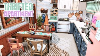 THRIFTED APARTMENT 🛍️ Stonestreet Apartments  3  The Sims 4 Apartment Speed Build No CC [upl. by Annohsed]