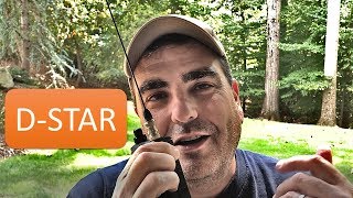 DSTAR worldwide contacts using Kenwood THD74a handheld ham radio [upl. by Demmahum]