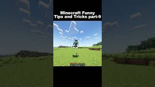 Minecraft funny tips and tricks part9 indiangamer hindigameplay minecraftfunny funny [upl. by Cirdnek]