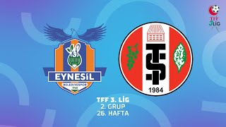 TFF 3 Lig 2 Grup  Amber Çay Eynesil Belediye Spor  Turgutluspor [upl. by Yehsa]