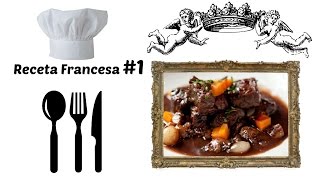 Boeuf Bourguignon Receta FRANCESA 1 [upl. by Enirolf934]