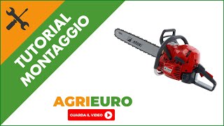 Motosega a scoppio Efco MT 6510 montaggio completo della motosega professionale con barra da 51 cm [upl. by Stagg]