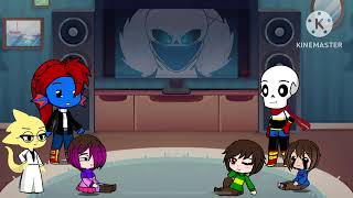 Undertale reacts to Error 404 vs Lord X Final [upl. by Joon]