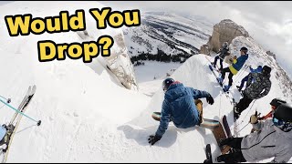 Dropping Corbets Couloir Jackson Hole Wyoming  Season 5 Day 93 [upl. by Uhn539]