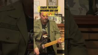 The Fender ‘Meteora’ Whammy bar fun times guitar heavymetallover guitarsolo [upl. by Willa728]