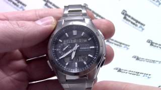 Часы Casio WAVE CEPTOR WVAM650TD1A  видео обзор от PresidentWatchesRu [upl. by Oidale]