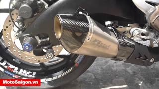 Suzuki GSXS1000 2015 Yoshimura R55 LE exhaust  MotoSaigonvn [upl. by Bradly]