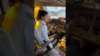 Pilot motivational Whatsapp status pilot female dream aviationlovers aircraft [upl. by Burrill152]