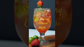 Refreshing Strawberry Calamansi Mojito 🍹 Easy Summer Drink shorts [upl. by Lissie]