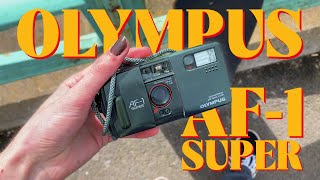 the BEST 35mm point and shoot camera Olympus AF1 Super [upl. by Nelad]