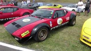 De Tomaso cars at the LeMans Classic 2016 [upl. by Etnohc175]