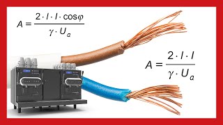 Dimensiune cabluri in aparatele electrice curent continuu monofazat trifazat Calculator cabluri [upl. by Nibla701]