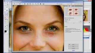 How to beautify the face with ArcSoft PhotoStudio [upl. by Ardnalahs831]