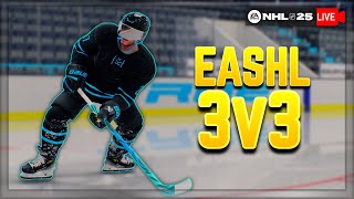 🔴LIVE  NHL 25 EASHL 3V3  Grind to Div 1 [upl. by Ammadis]