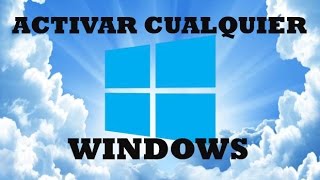 COMO ACTIVAR CUALQUIER WINDOWS  2016  Tecno Hack [upl. by Drofla]