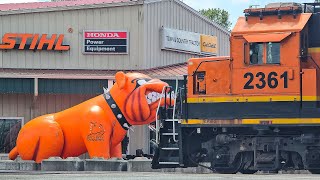 BNSF 2361 vs Bad Boy Mowers  Monroe WA [upl. by Bryna]