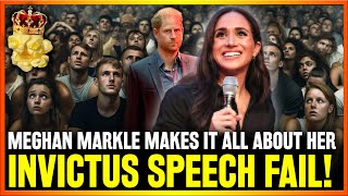 EMBARASSMENT Meghan Markle Speech FAIL Proves SHE CANT EVEN ACT Offending Invictus Games Vets [upl. by Ayardna]