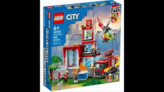 Lego City  60320  Fire Station [upl. by Ethben]