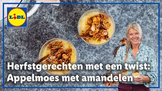 Appelmoes met amandelen  Herfstgerechten met een twist [upl. by Janerich]