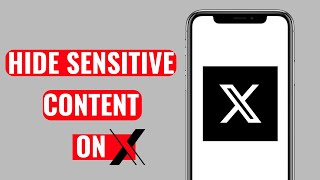 Hide sensitive content in X app formerly Twitter [upl. by Sumner]