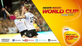 Germany vs Austria  Full Match Womens Indoor Hockey World Cup 2015 Germany SemiFinal [upl. by Anatollo]